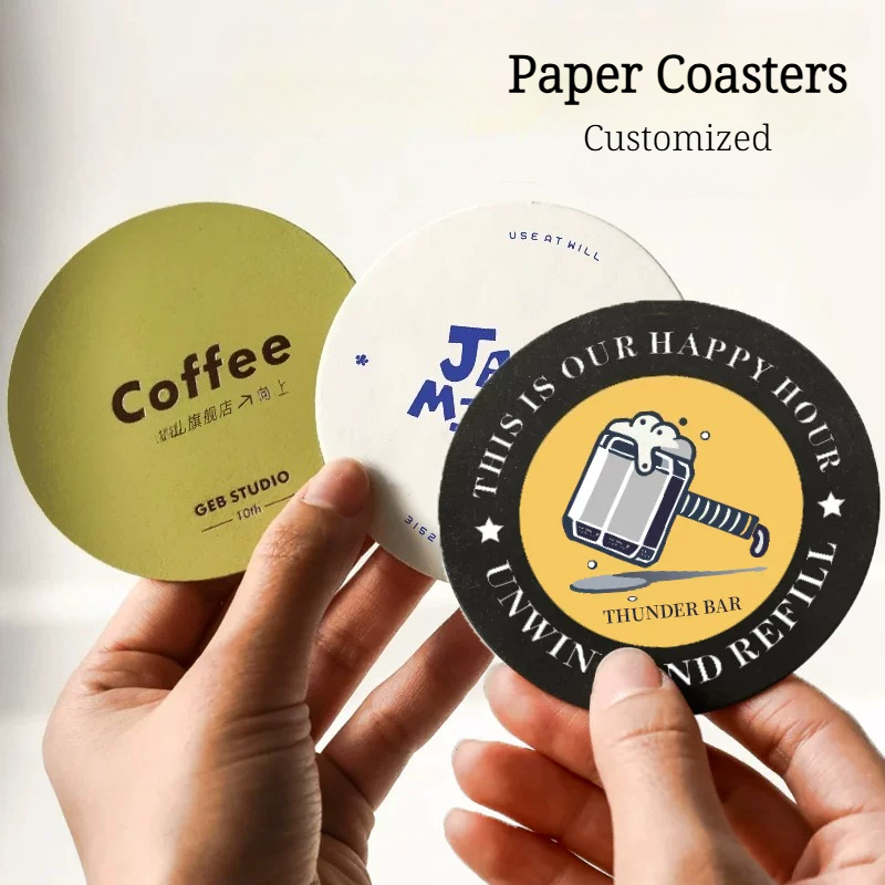 Photography Paper - 200PCS Customized Paper Coasters Your Design