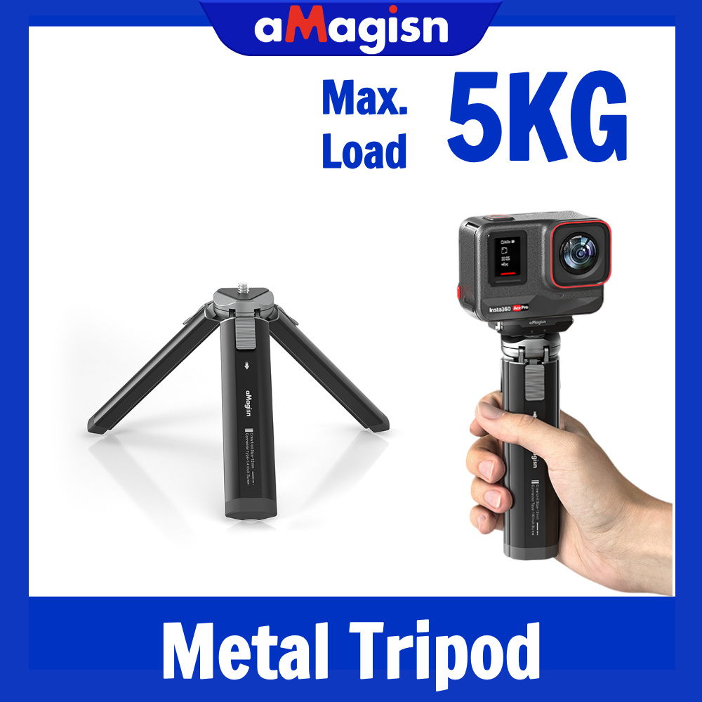 Camera Tripod Carbon - aMagisn Camera Tripod with 2-Level Height