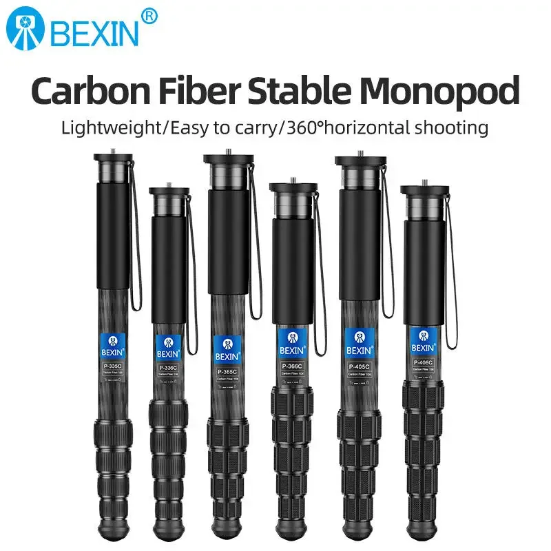 Camera Tripod Carbon - Carbon Fiber Monopod Retractable Portable Travel