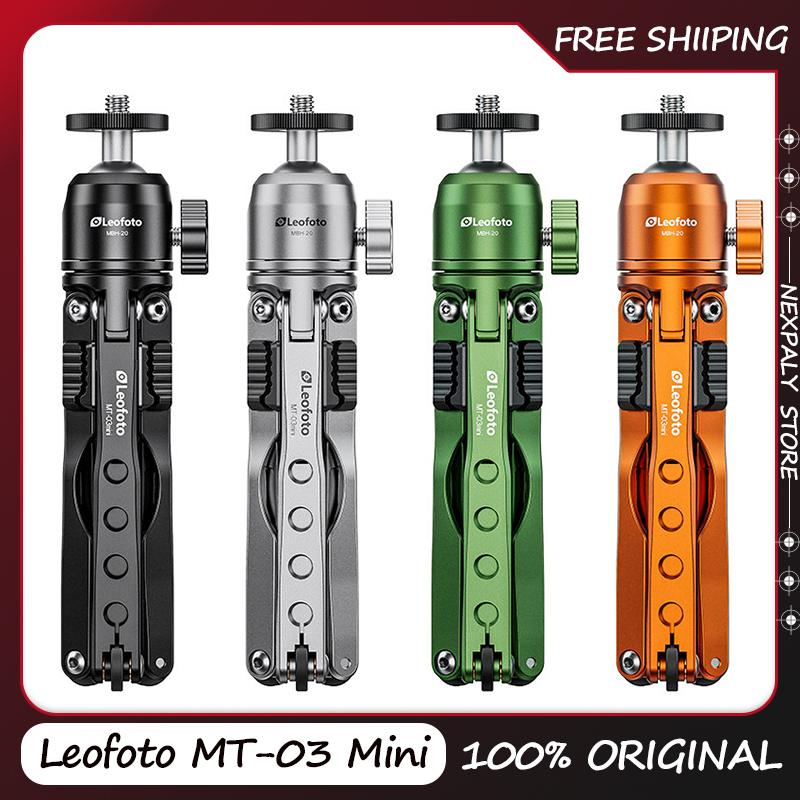 Camera Tripod Carbon - Leofoto MT-03 Mini Spider Tripod DSLR,
