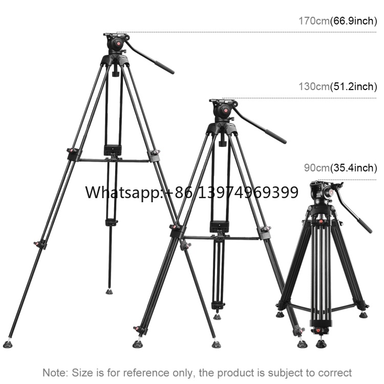 Puluz Heavy Duty Video Camcord - огляд і ціна Fluid Head Tripod