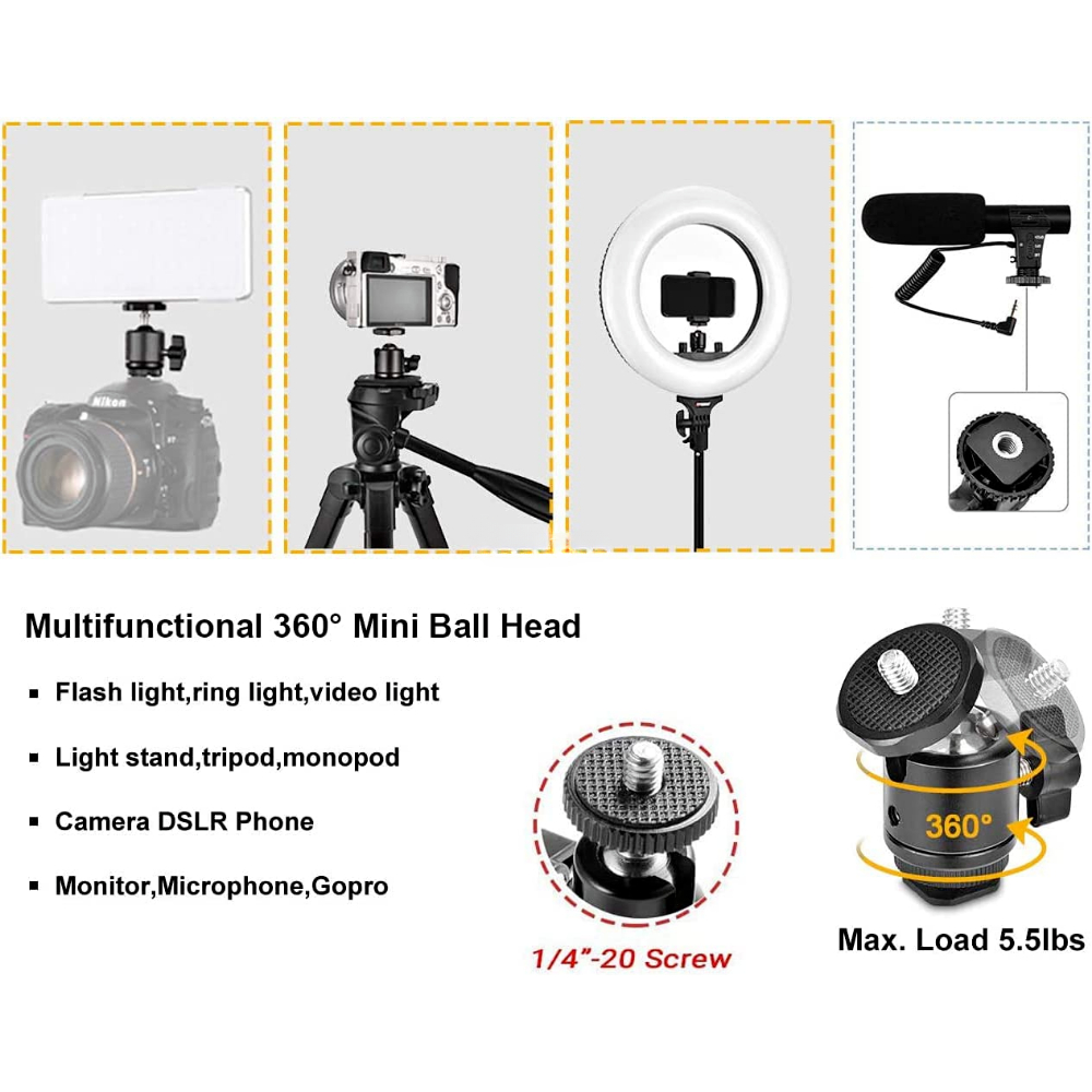 ERIKOLE Super Clamp with 360°  - огляд і ціна Fluid Head Tripod