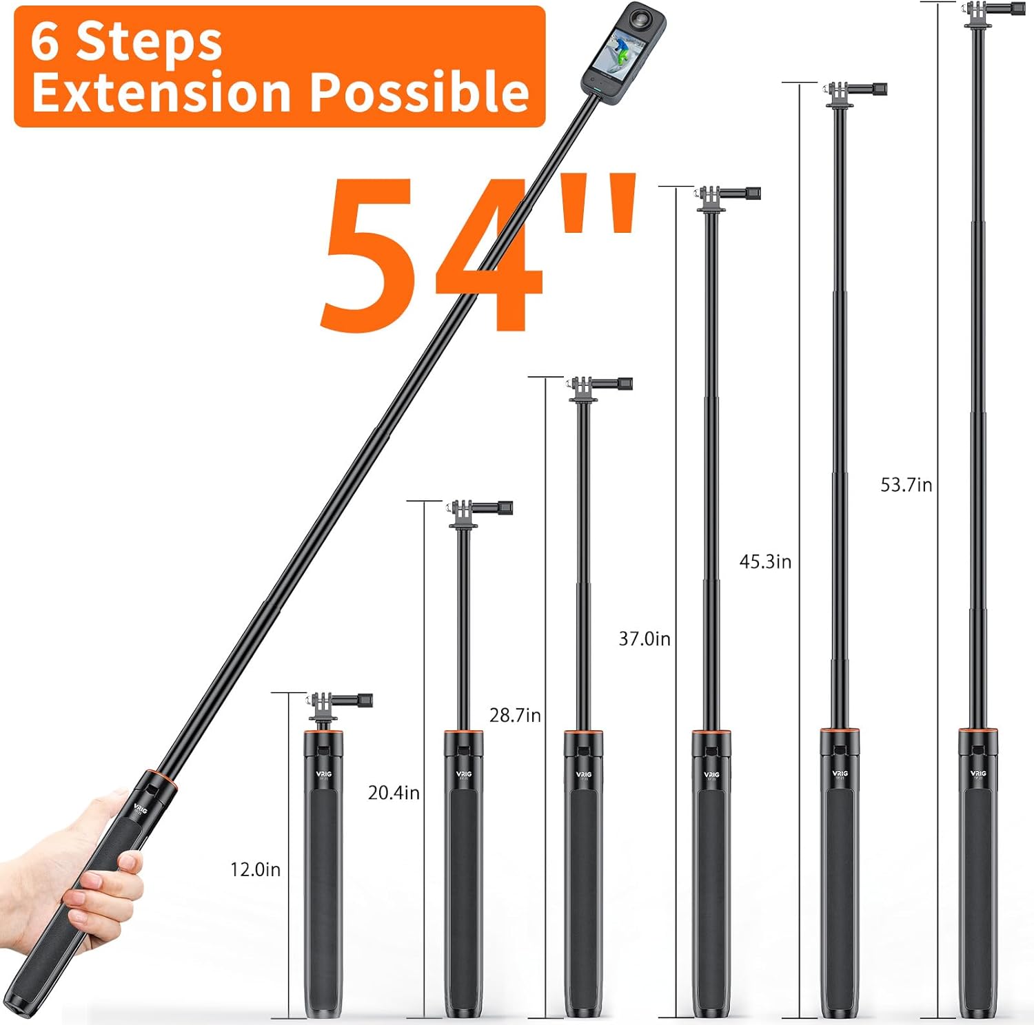 Vrig 140cm Extendable Tripod A - огляд і ціна Camera Tripod Carbon