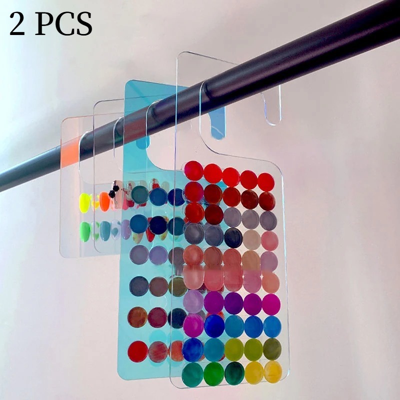 2pcs Transparent Nail Art Disp - огляд і ціна Color Checker Card