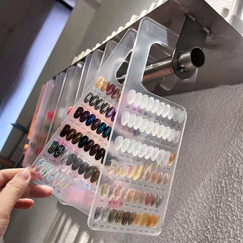 2pcs Transparent Nail Art Disp - огляд і ціна Color Checker Card