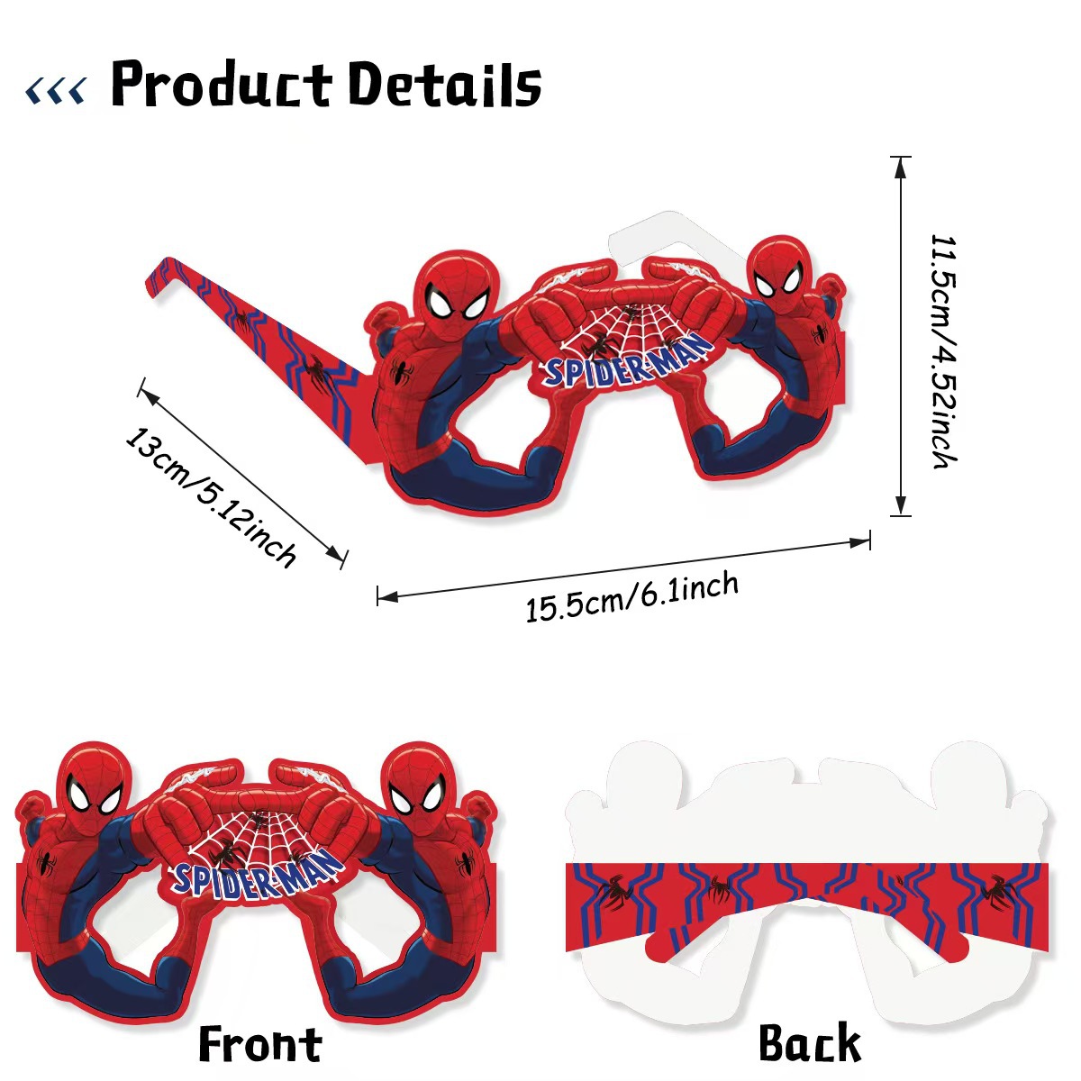 8PCS Spider-Man Paper Eco-Frie - огляд і ціна Photography Paper
