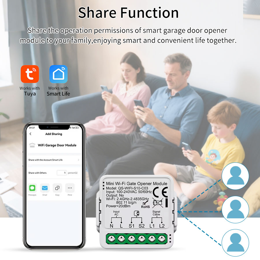 Tuya Smart WiFi or Zigbee Gara - огляд і ціна Remote Shutter Release