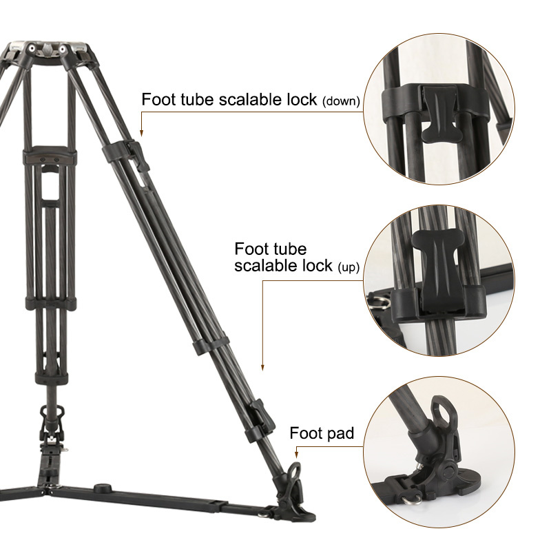 Professional Heavy Duty  Carbo - огляд і ціна Camera Tripod Carbon