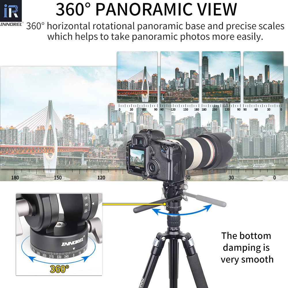 Lightweight Mini Fluid Video H - огляд і ціна Fluid Head Tripod