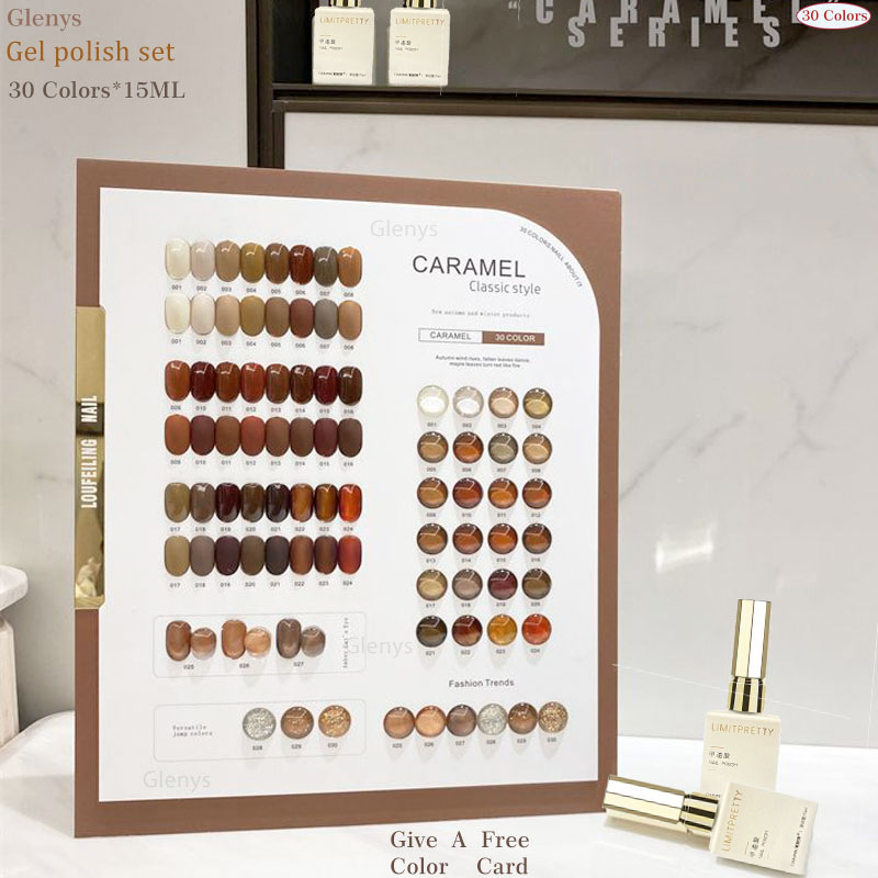 Glenys 30 color nail polish gl - огляд і ціна Color Checker Card