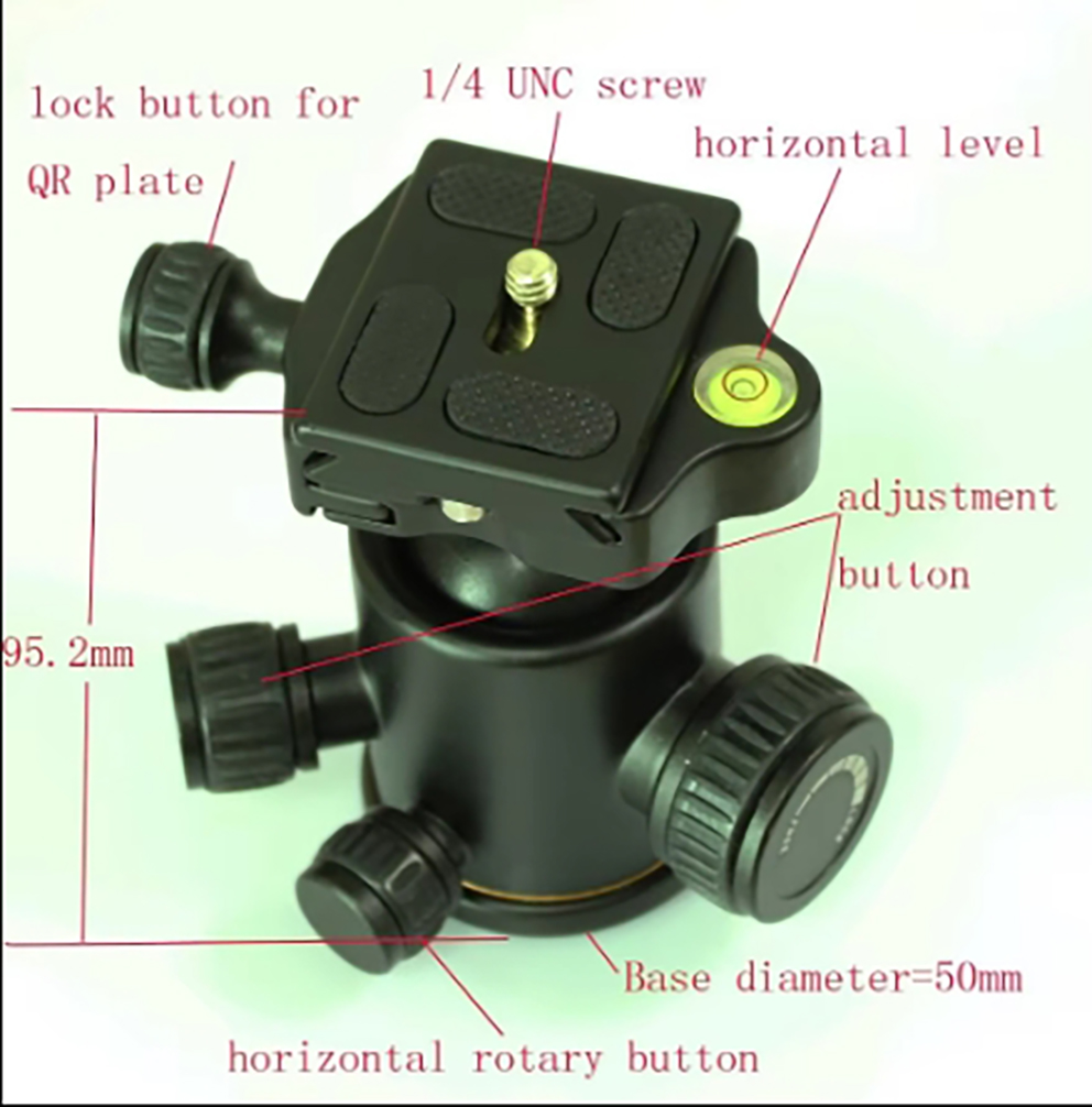 Aluminium Duty Photography Cam - огляд і ціна Fluid Head Tripod
