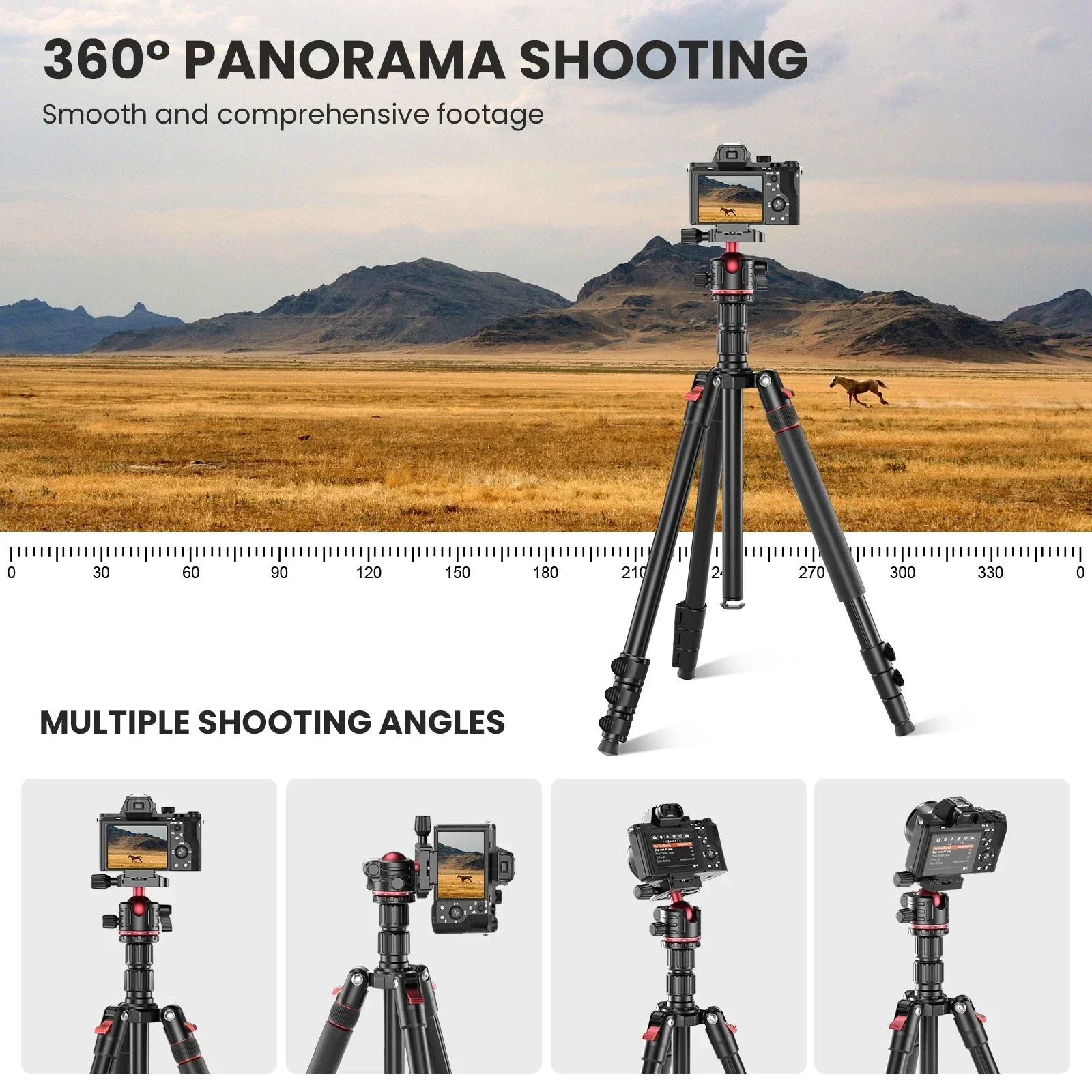 EVUMO GF2 Travel Tripod 1.73M  - огляд і ціна Camera Tripod Carbon