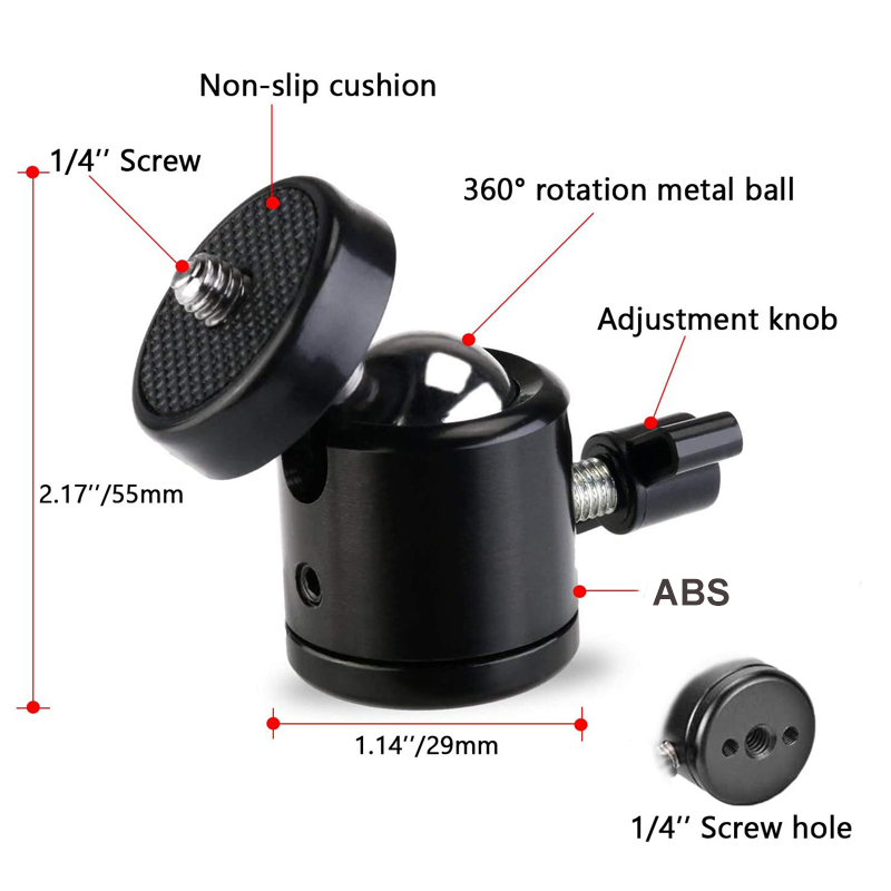 Ball Head Adapter Mount Base 1 - огляд і ціна Fluid Head Tripod