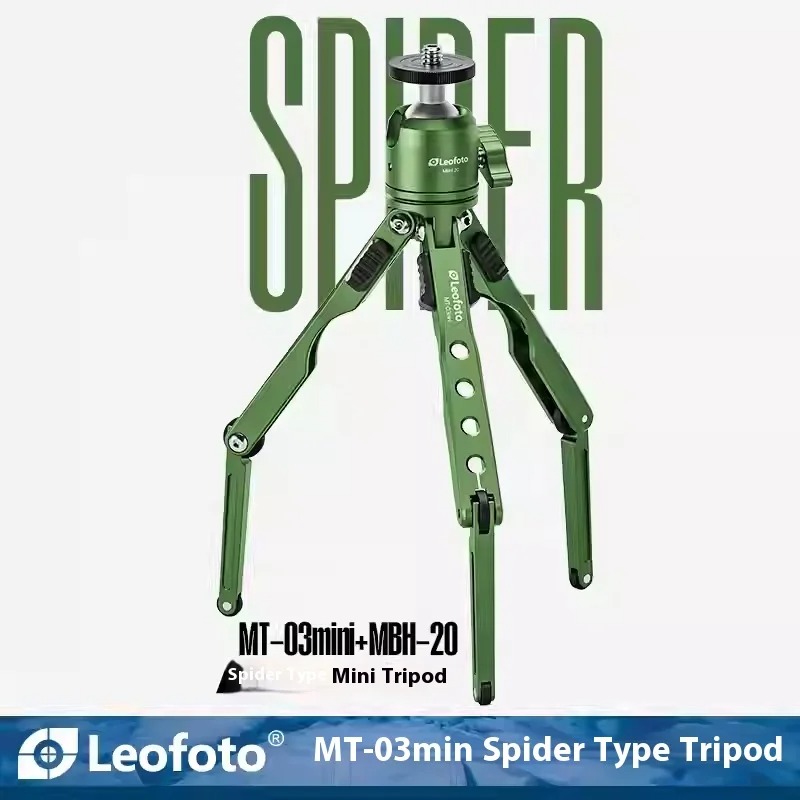 Leofoto MT-03 Mini Spider Trip - огляд і ціна Camera Tripod Carbon