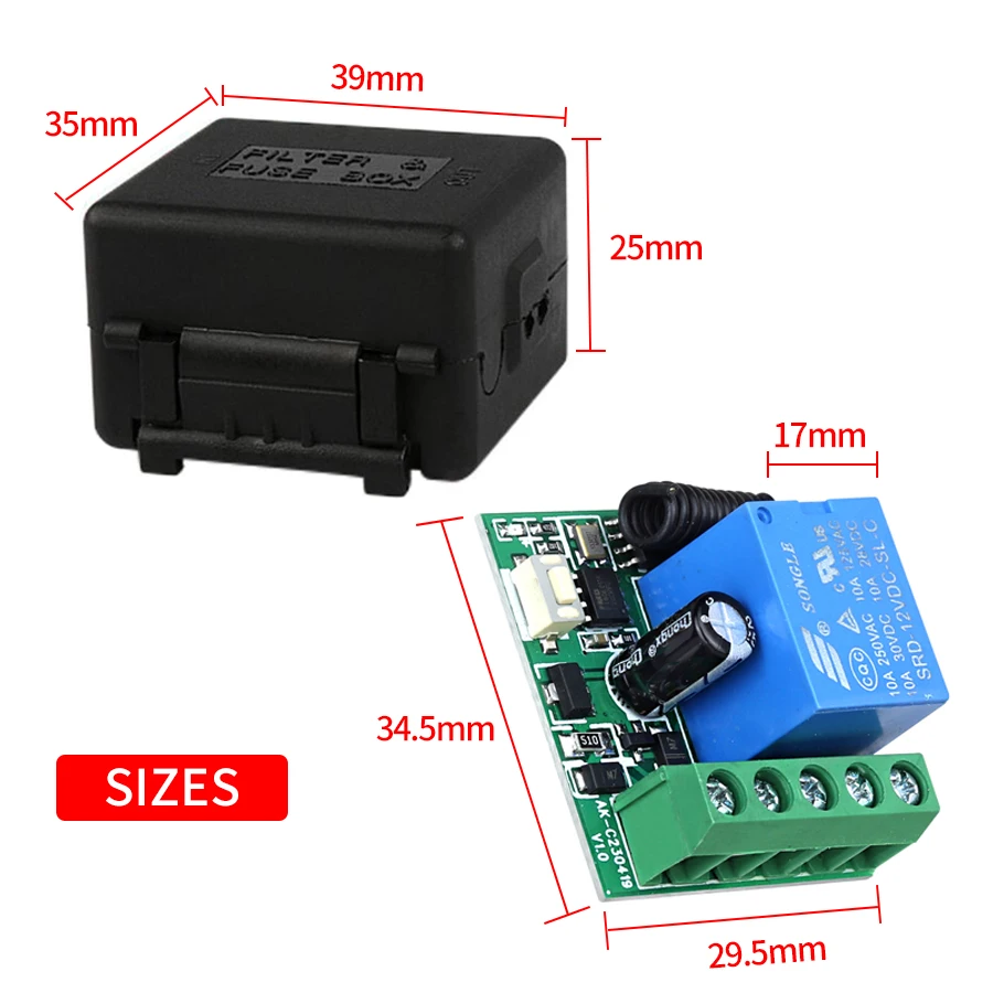 DC12V 1CH 10A Relay Receiver T - огляд і ціна Remote Shutter Release