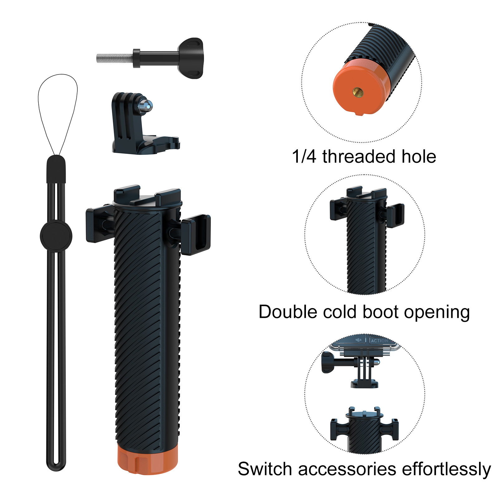 Floating Hand Grip for Insta36 - огляд і ціна Photography Grip Insta360 X5
